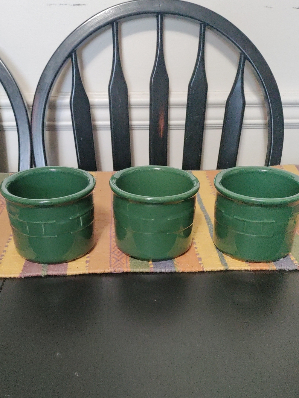 Longaberger Salt Crock Set Of 3